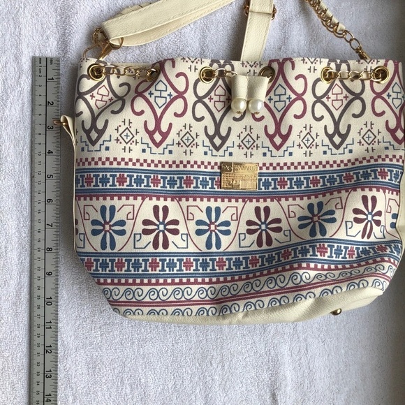 🎄Wanyupj Hand bag, purse, satchel, pink and blue - Picture 7 of 7